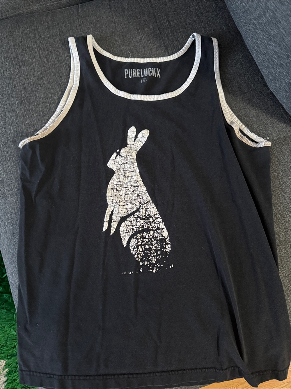 Pure Luck X Montreal Black Tank with White Trim